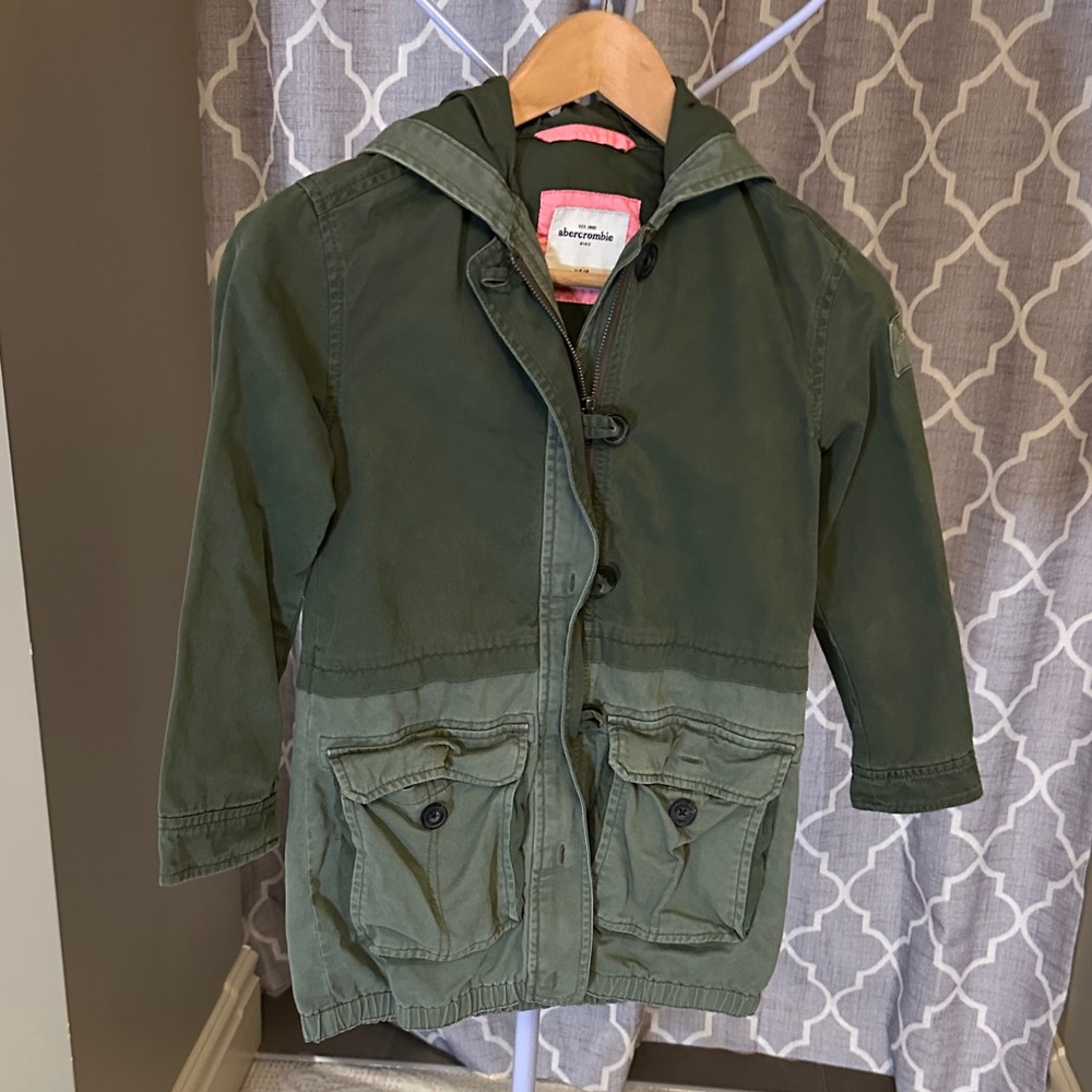 Abercrombie & Fitch Kids Olive Jacket
